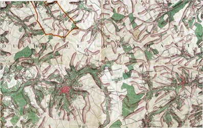 Karte von Nivelles, Belgien